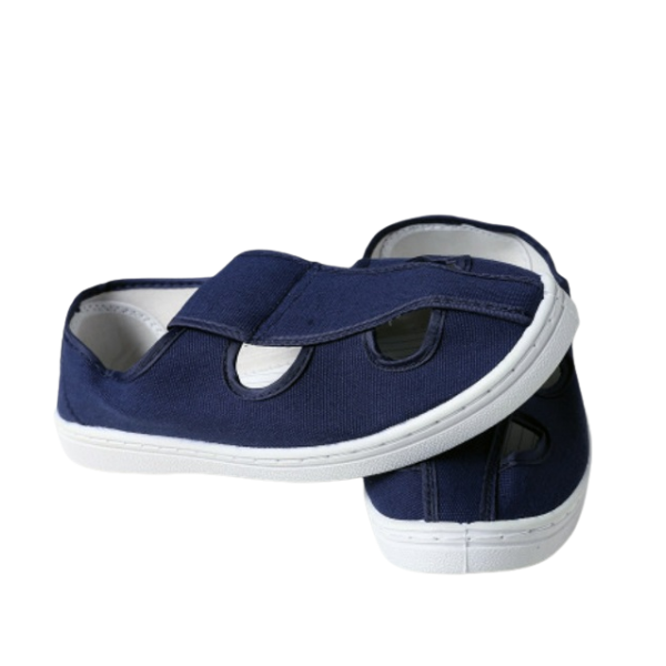 Giày bảo hộ phòng sạch 4 lỗ tím